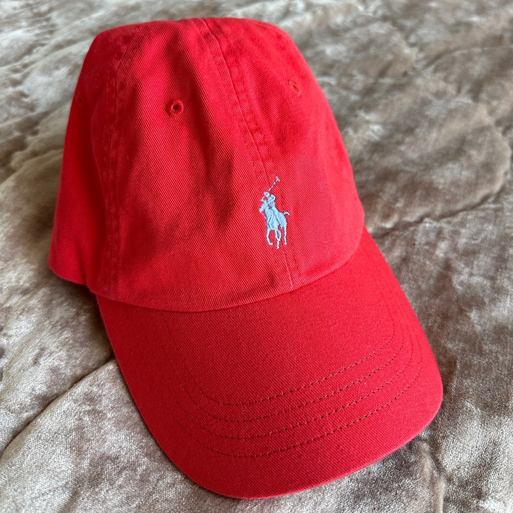 Red Polo Ralph Lauren Baseball Hat